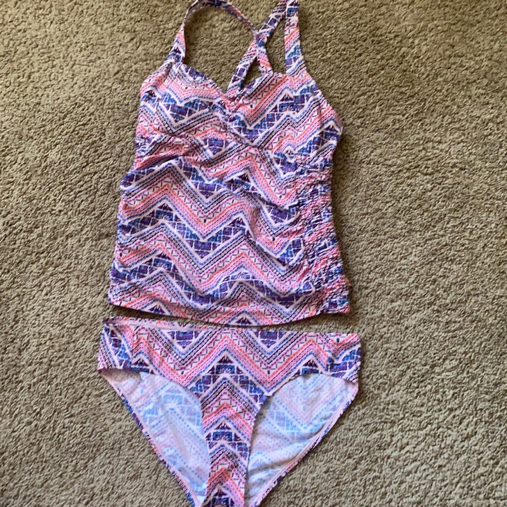 Beach bump maternity tankini size medium